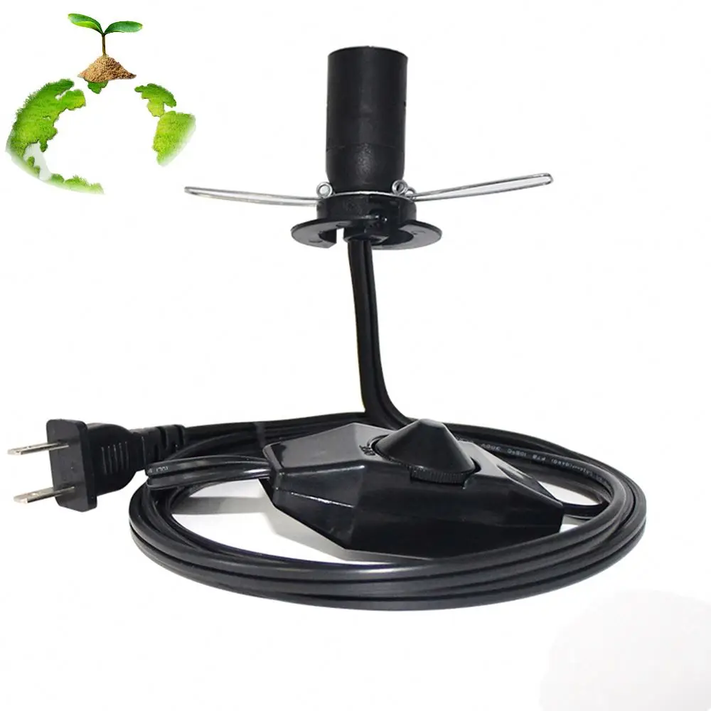 Salt Base Cable Switch Control Led Smart Dimmer E14 Socket Australian Power Lamp Cord Set