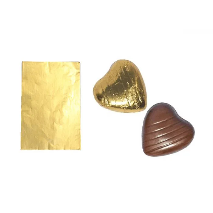 Gold Aluminum Chocolate Foil Wrapping Roll, Aluminum Foil for