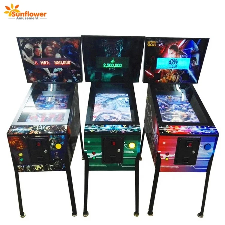 アミューズメント コイン式デジタルピンボール マシン| 1人用, 12ヶ月保証