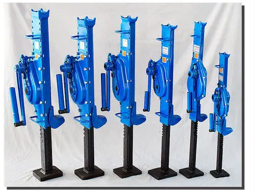 Mechanical Hydraulic Shipping Container Lifting Jack Stand Hand-crank Mechanical Jack