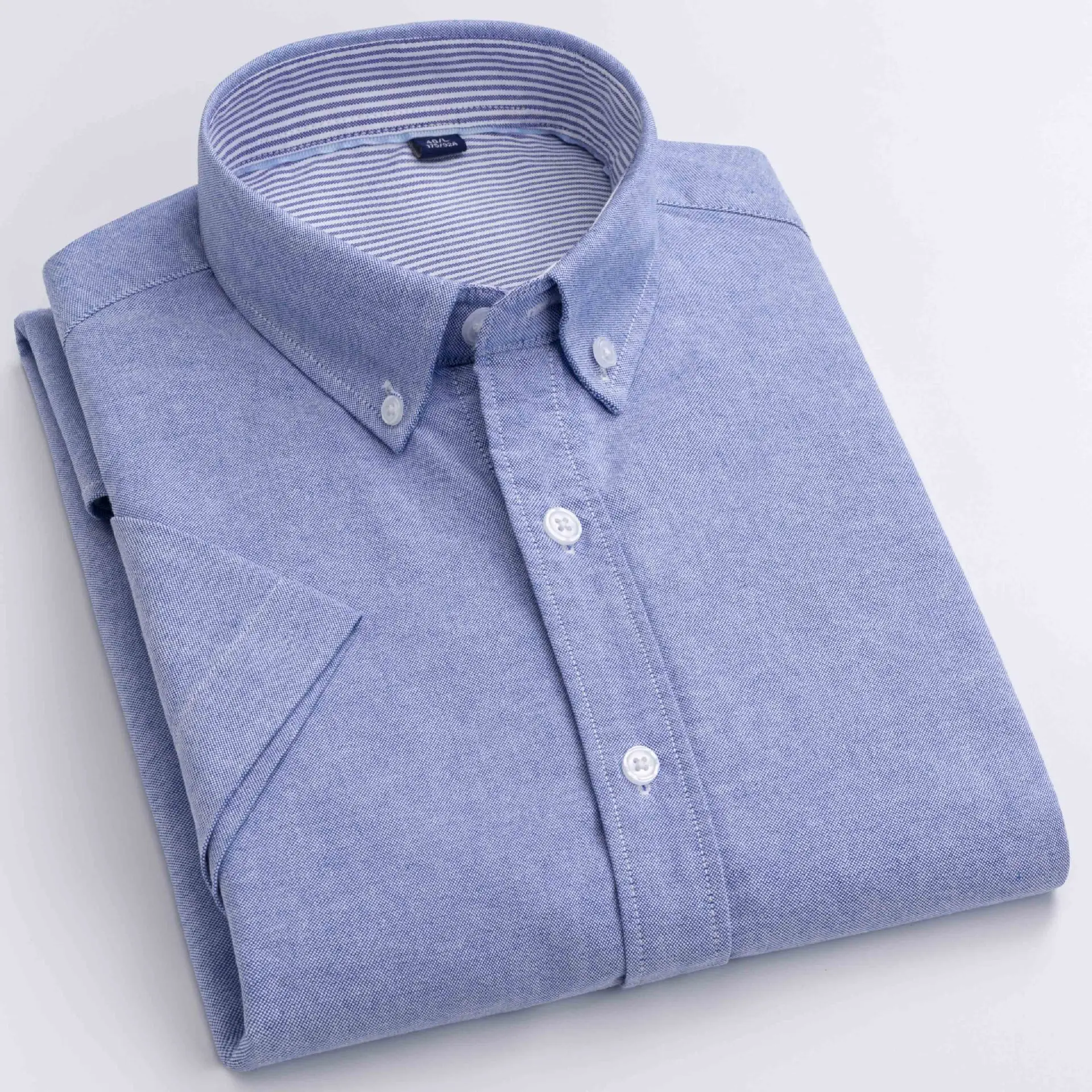 4x dress shirts for men Mens Microfiber Dress Shirt, 1/2 Lantern Sleeve, Turn Down Collar, Sizes XS 8XL