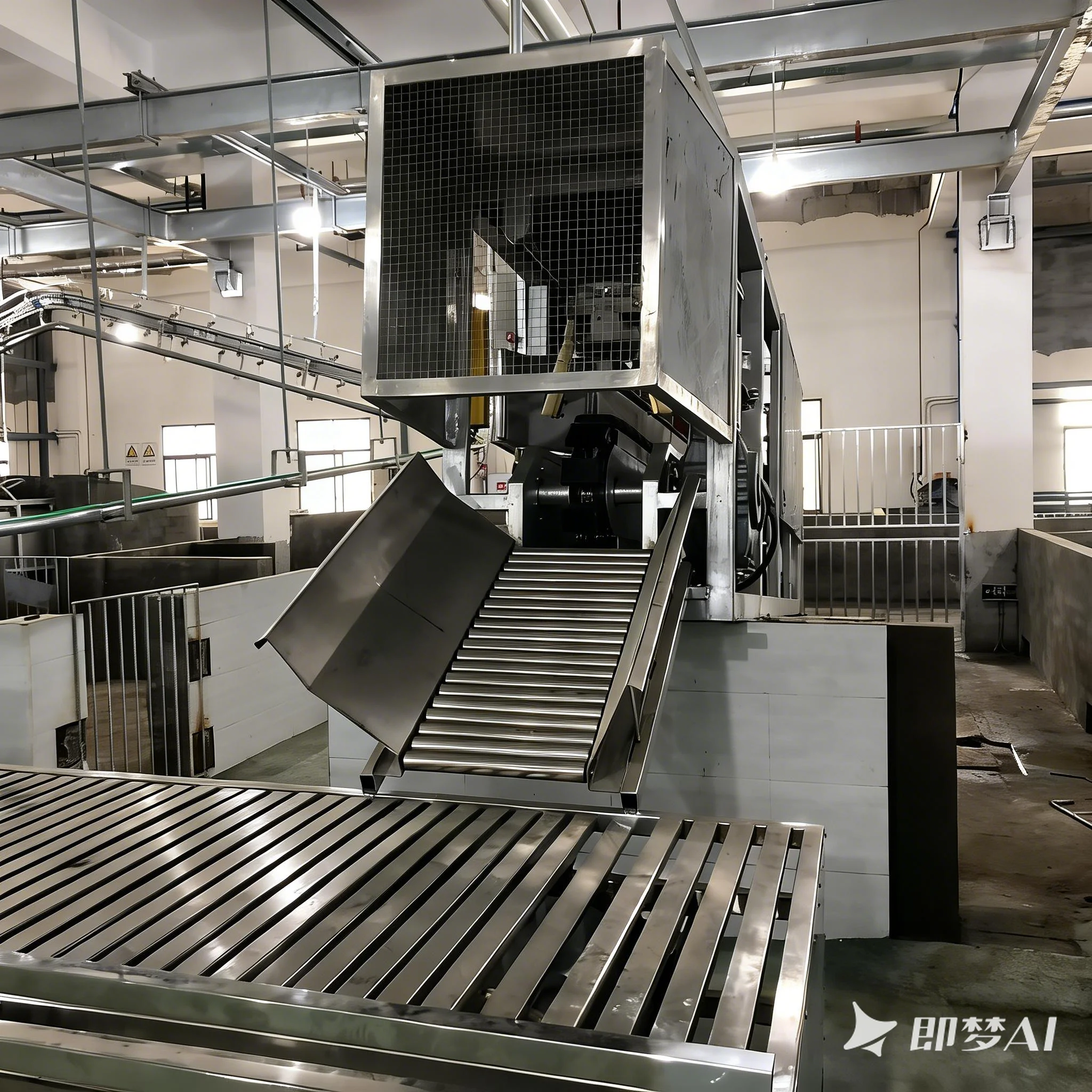 Automatic pig slaughtering equipment for modern slaughterhouses and meat processing plants Pork slaughtering