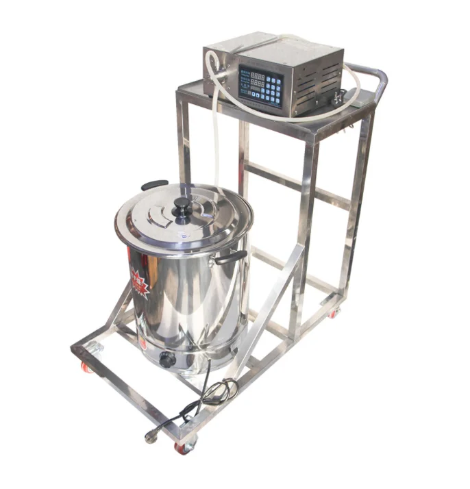 Небольшой автоматический Электрический насос с подогревом горячего воска машина для изготовления плавких свечей ручной парафиновой