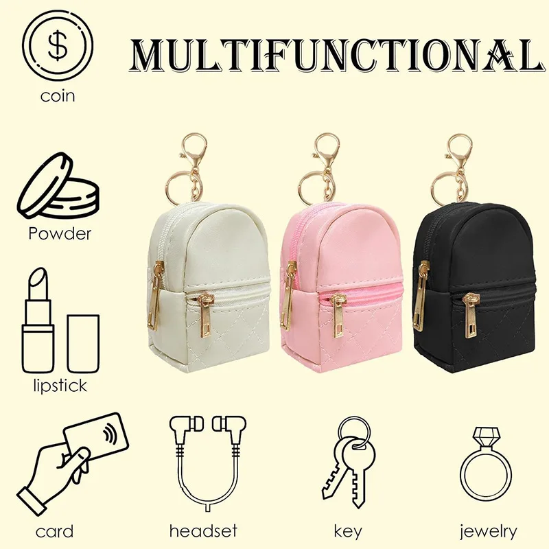 Tiktok Hot Selling Mini Purse Keychain Pendant Portable Storage