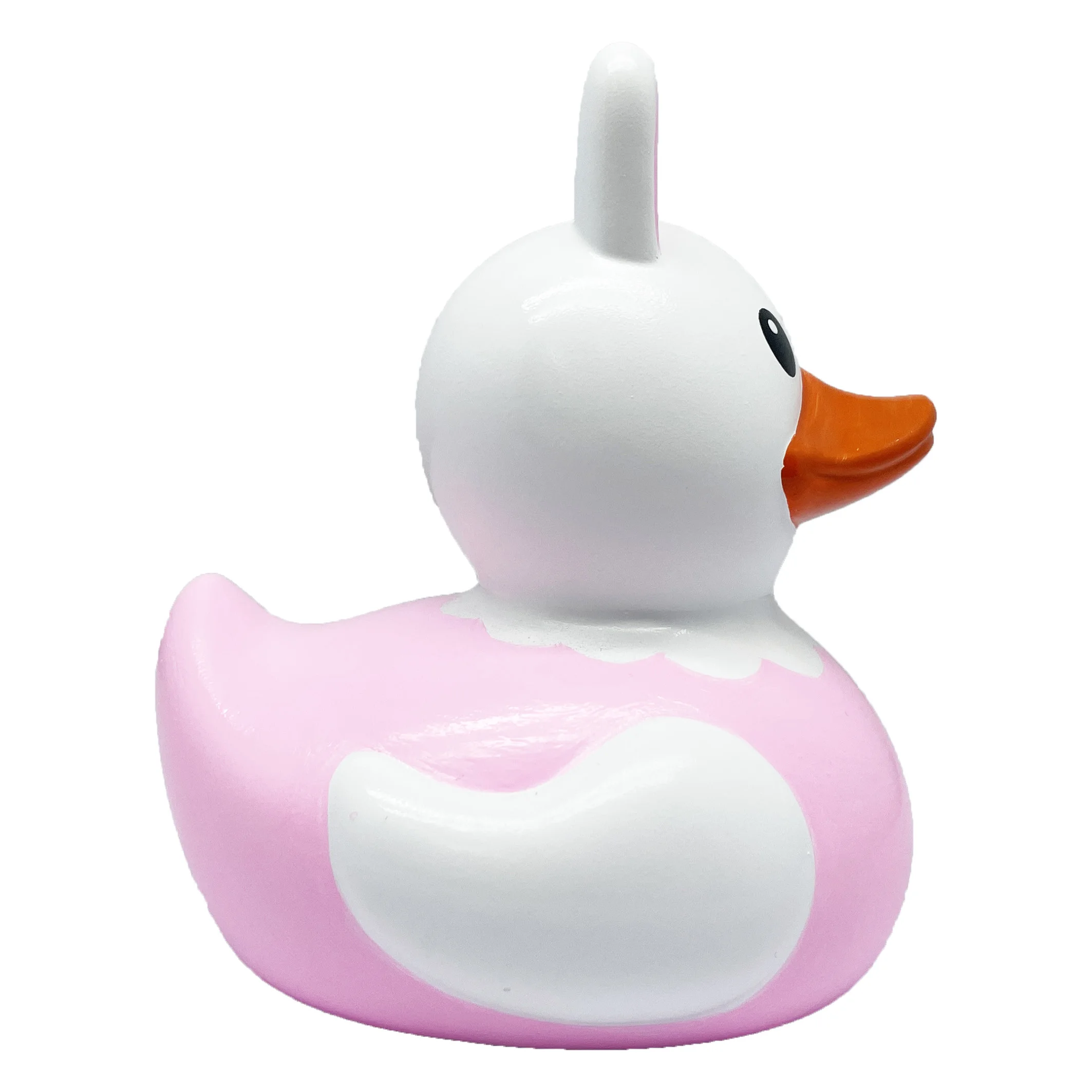 Customized 3 Inches Yellow PVC Vinyl Rubber Duck Bath Toy Unique Animal Bath Toy for Baby Squeeze Feature for Playing