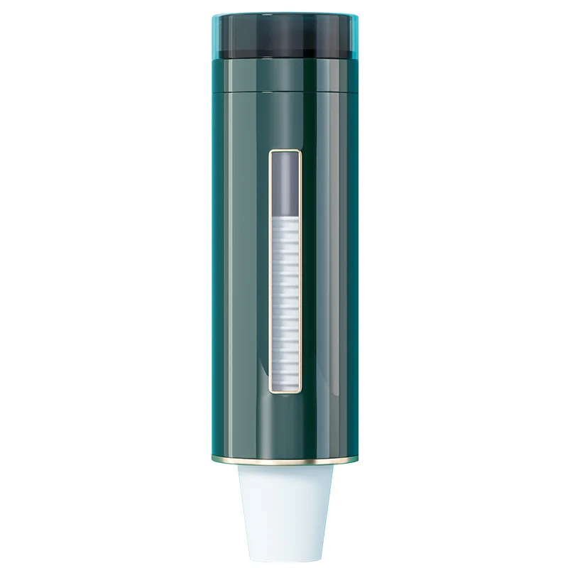 Distributeur de gobelets avec fixation murale, support anti-poussière pour gobelets en papier, distributeur jetable en plastique pour gobelets.