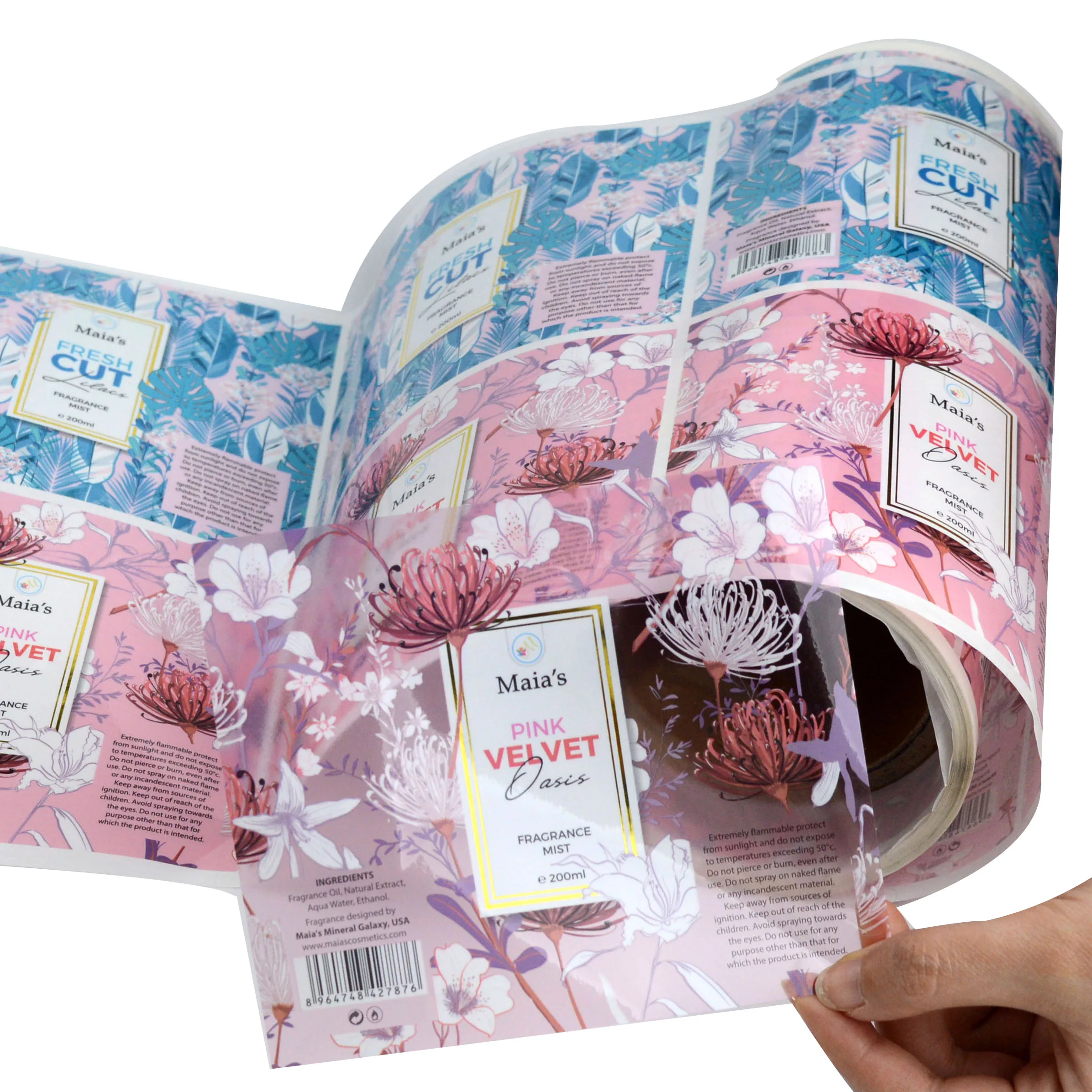 Glossy Adhesive Custom Printing Label Sticker Buy Vinyl Glossy Finish