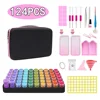 Gradient Pink  124 PCS  Pink Zipper