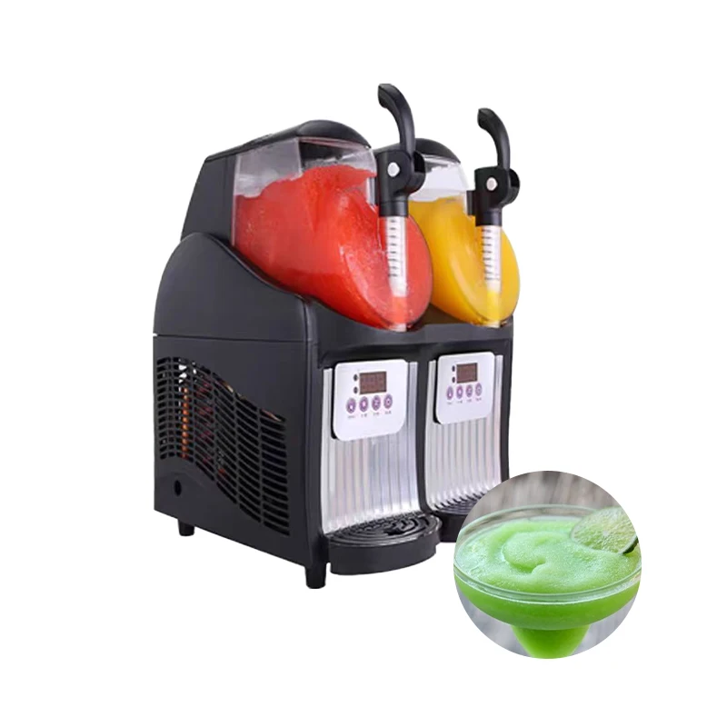 Commercial Double Nozzles Slush Machine/ Snow Melting Machine/frozen ...