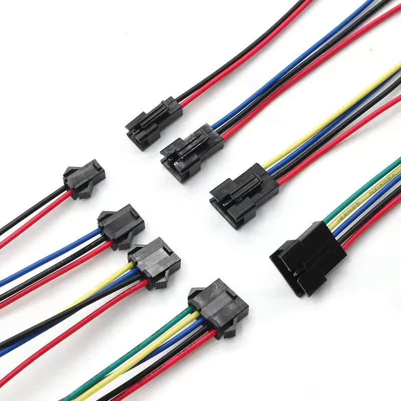 JST XH 2.54mm Electronic Wire Cable 3 Pin Pitch Female Plug Socket ...