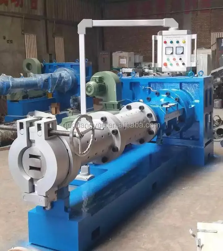 Shell Pin Core Extruder Automatic Xjd -90 Pin Barrel Cold Feed Rubber Extruder And Hot Feed ...