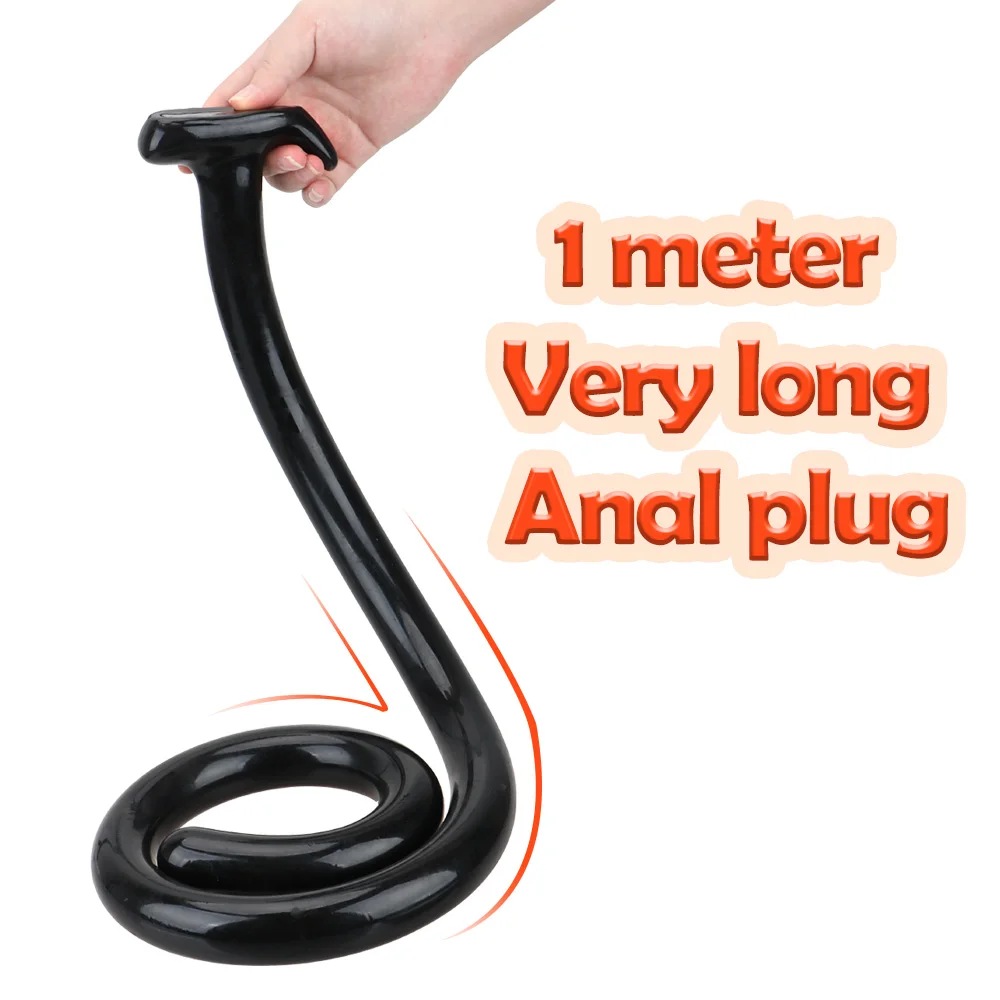 1M Super Long Anal Plug Anus Masturbator Dildo Prostate Massager G Spot  Stimulation Dilator Butt Plug For Woman Men| Alibaba.com