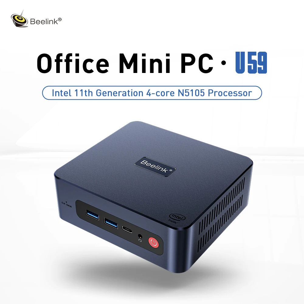Beelink U59 Pro - Intel 11th Gen Mini PC for Gaming & Multimedia