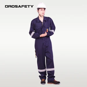 Uniform Workwear Clothing Working Clothes Reflective Fire Resistant Work Suits for Safety Oil Resistant Coverall