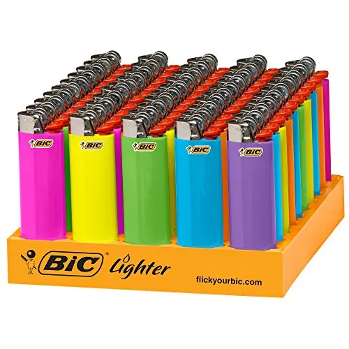 Bic Classic Lighter,Fashion Assorted Colors,50count Tray Buy Food