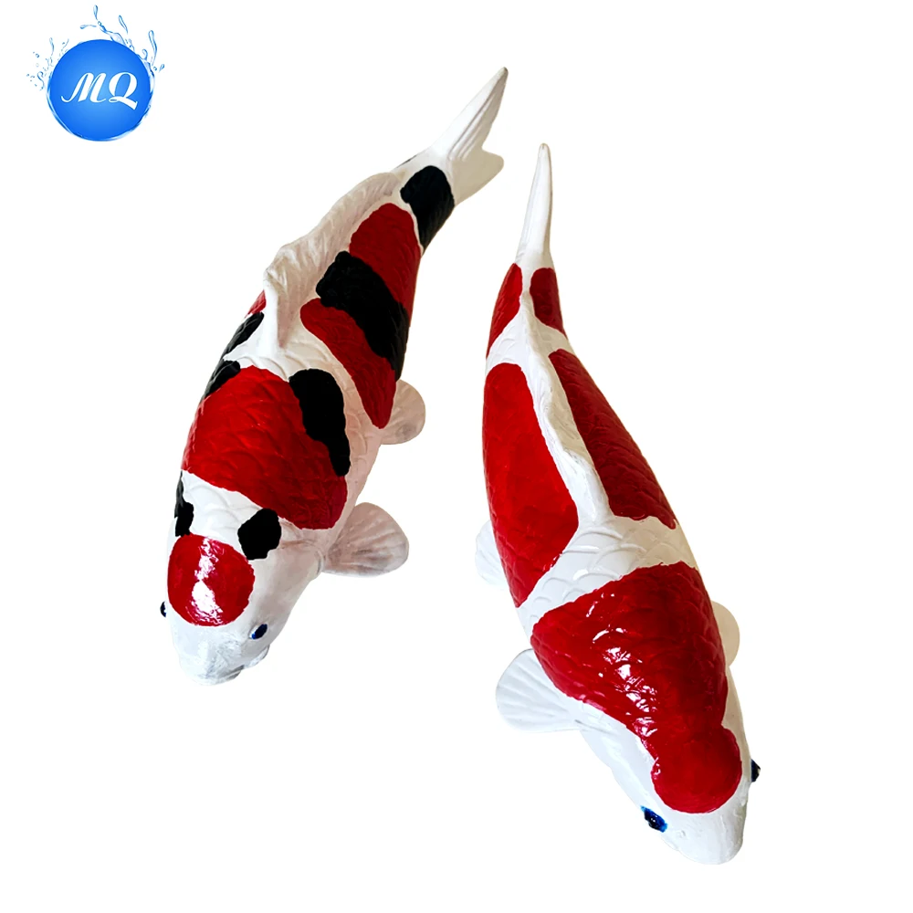 Plastic Solid Asian Fish Model Koi Model Toy Fresh Water Fish Decoration Carp Child Cognition Asian Carp Education Beach Fish