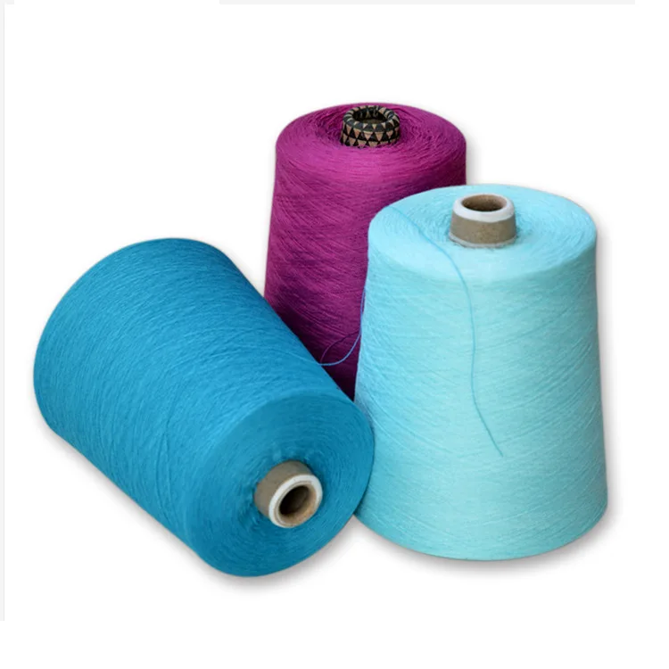 Hot Sale 48NM/2 40%Viscose 40%Nylon 20% Cotton Blended Dyed Yarn