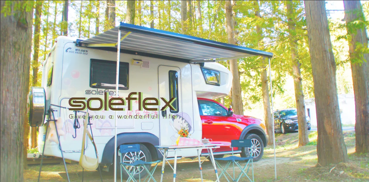 Soleflex S27 Led Type Side Mounted Retractable Rv Awning Exterior