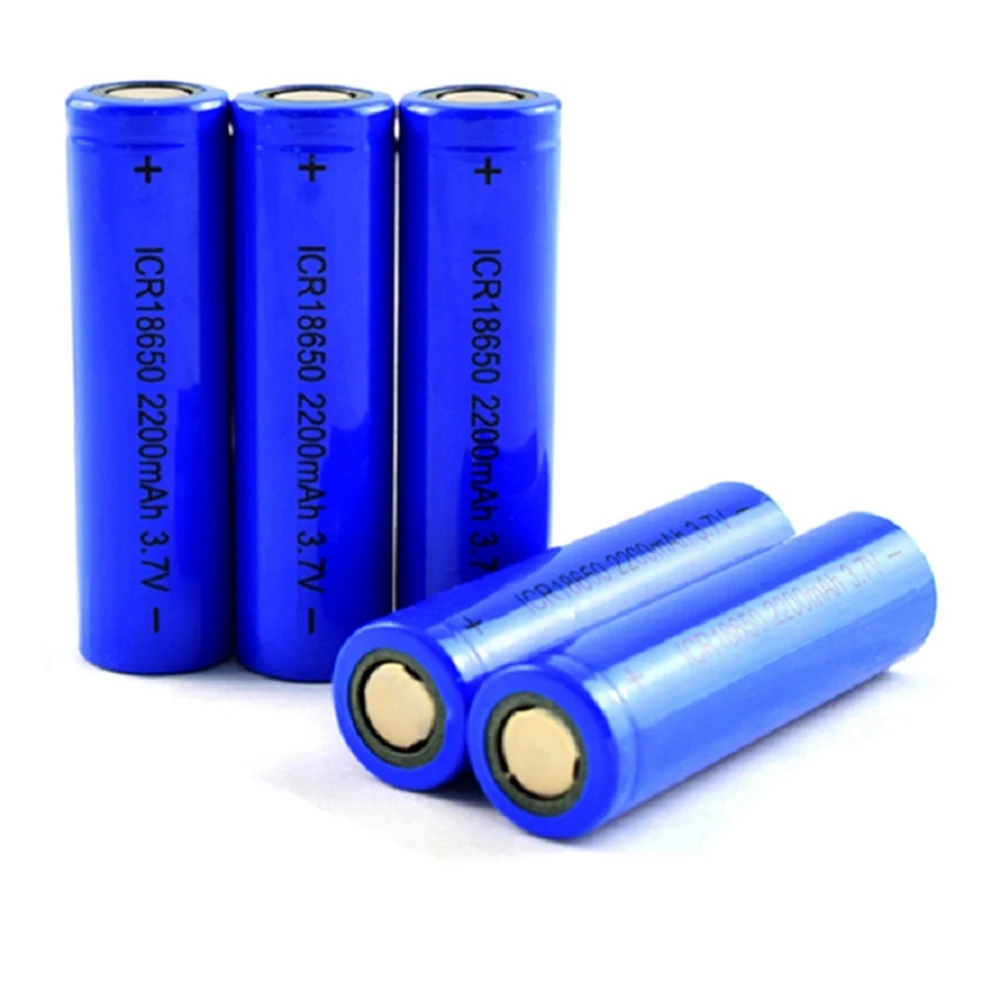 Cheap Price Grade a Power Bank Lithium Ion Batteries Cell Icr INR18650 22f Li-ion Cylindrical Battery 18650 2200mah 3.7v 8.14wh