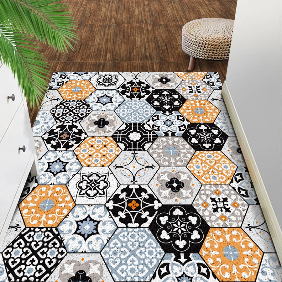 Customized Logo Non-Slip Door Mats Modern Indoor/Outdoor Cushion Floor Carpets for Home Hotel Front Entrance Doormats