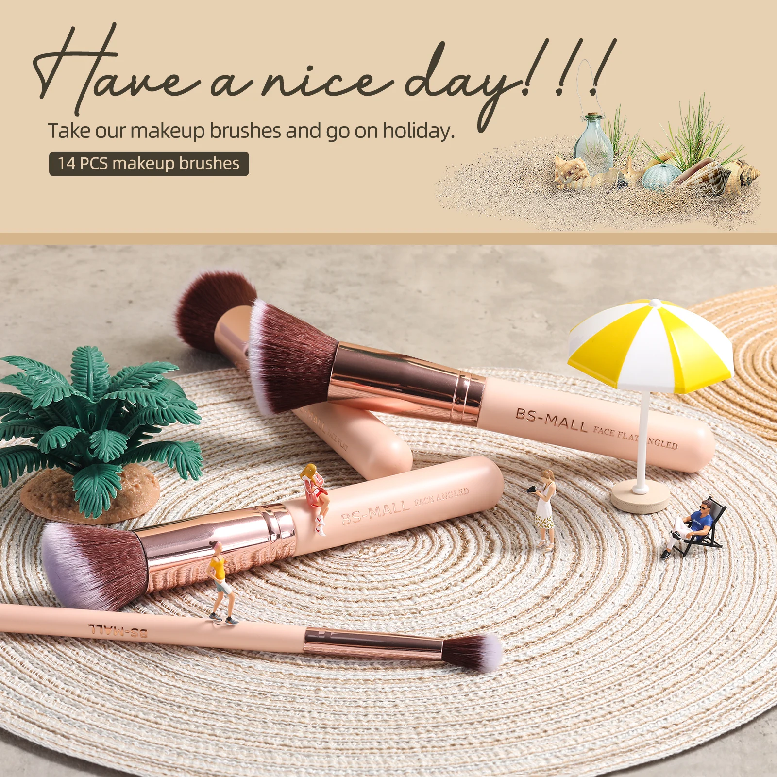 Bsmall New Makeup Brushes Wholesale High Quality Vegan Makeup Brush