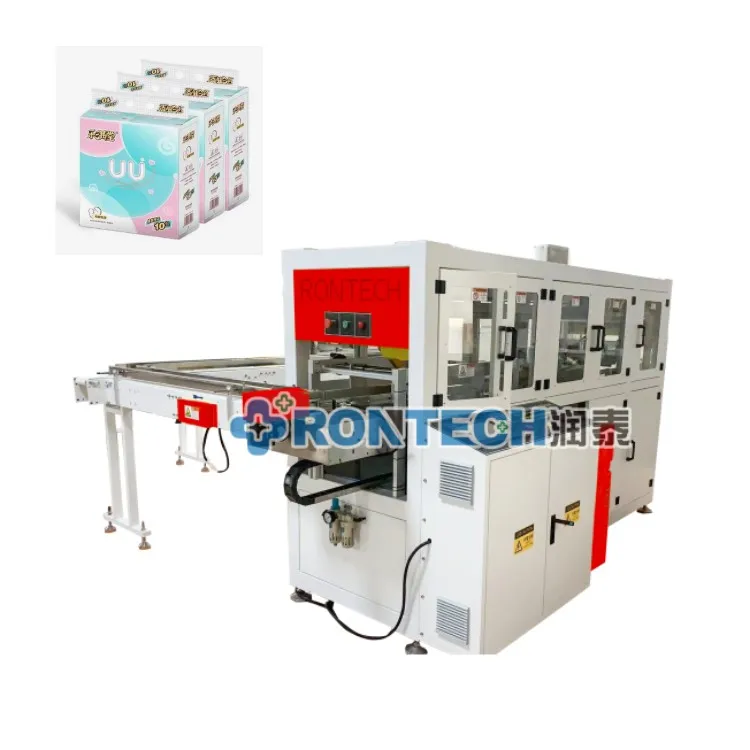 Fully Automatic Outer Packing Machine for for Wet Wipes Tissue Paper Napkins Multi Functional Food Industry Packaging Machine