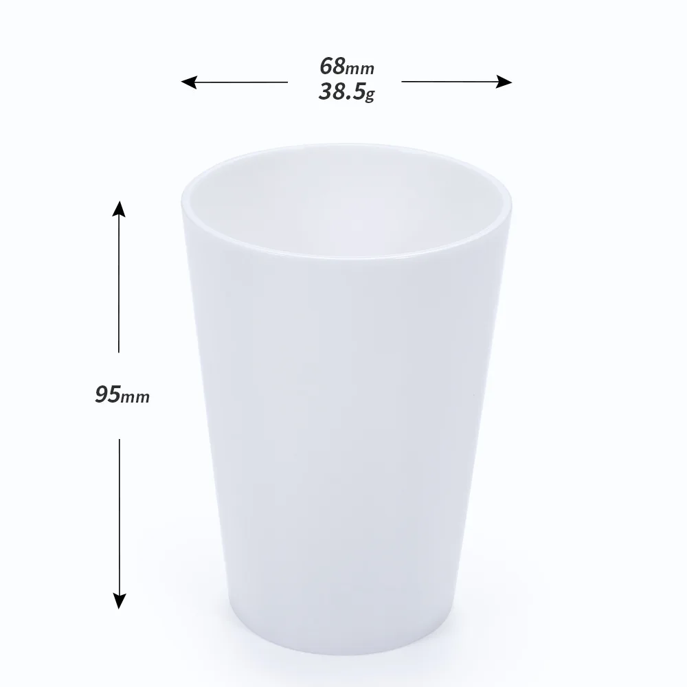 RubySub Heat Transfer Sublimation Printing Plastic Cola Cups for Outdoor Picnics