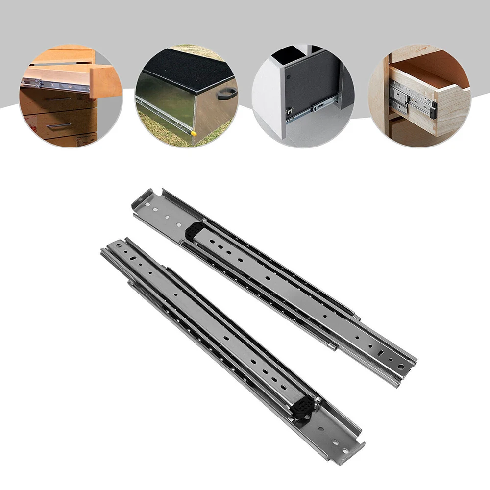 Auto Close Rail 1200mm Heavy Duty Runner 200kg Tool Box Drawer Slide