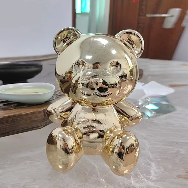 High quality hot selling bear resin crafts Bear statue shop Exhibition shop Teddy bear super sculpture