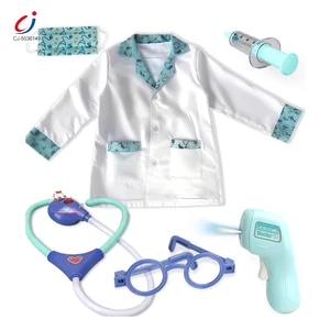 Chengji Pretend Play Preschool Kid Toys Simulation Electric Medical Kids Cosplay Clothes Boys Girls Role Play Doctor Play