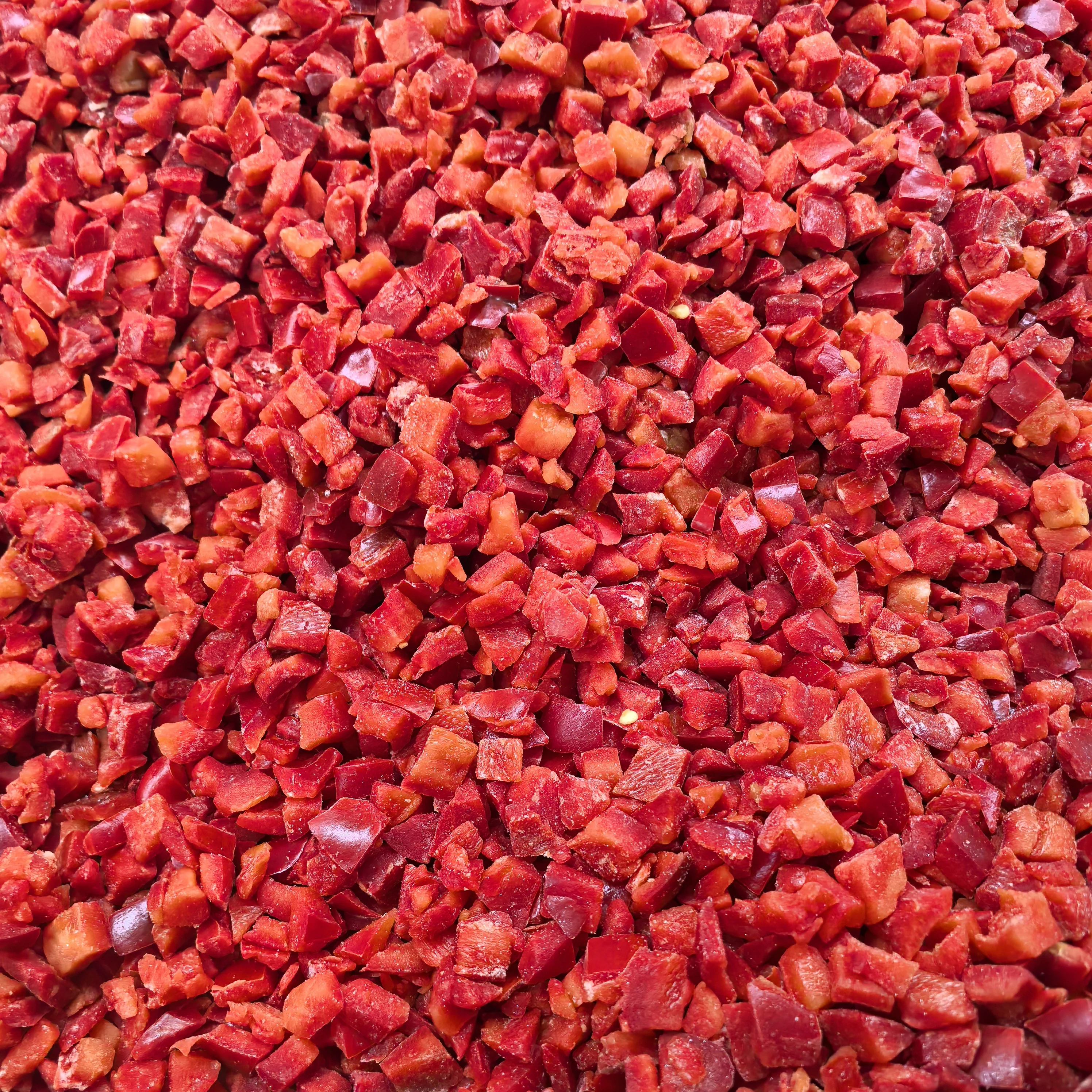 Hot Sale IQF Frozen Red Pepper Slices Bell Pepper Vegetable Chinese Export Price