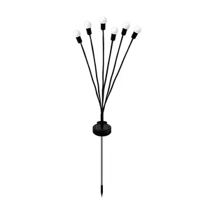 Vertak Solar Powered Pathway Lights Waterproof IP65 Garden Solar Firefly Light with 2 Lighting Mode