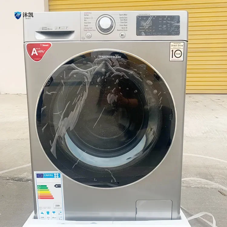 Барабанная стиральная машина DD преобразование частоты Паровая стерилизация ультра-тонкий большой емкости 10 5 кг электрическая нержавеющая сталь