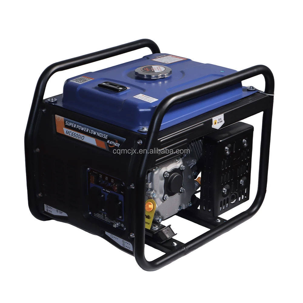 product 220v 230v single phase recoil start petrol generators 5000w open frame inverter generator portable camping open frame power-5