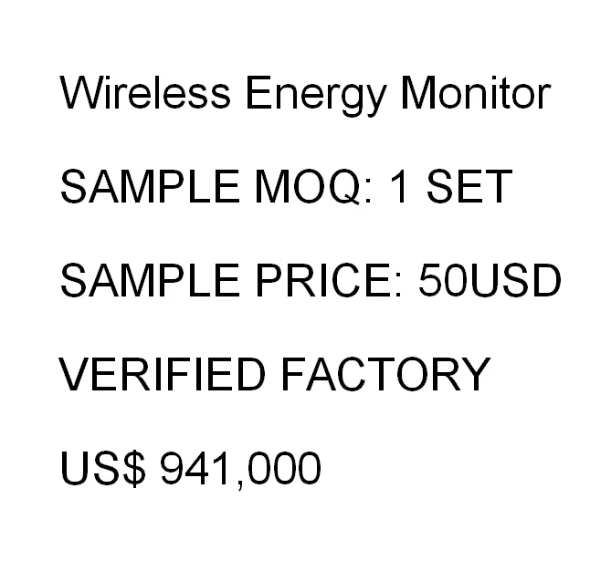 3 PHASE WIFI Current Transformer Home Wireless Energy Monitor