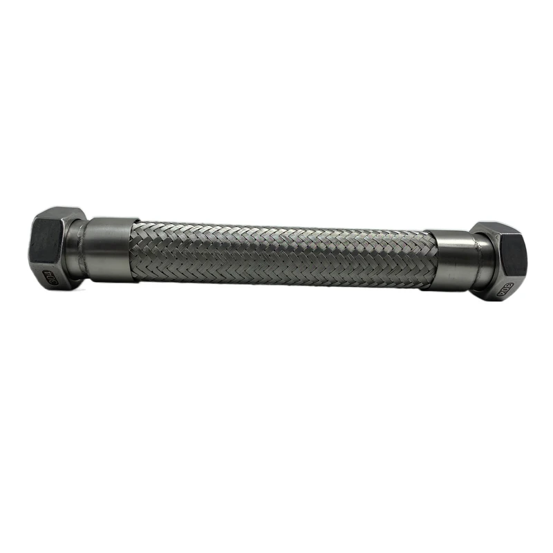 Modern High  Quality Corrosion Resistant Stainless Steel Flexible Thread Metal Hose Stainless Braided Ptfe Hose