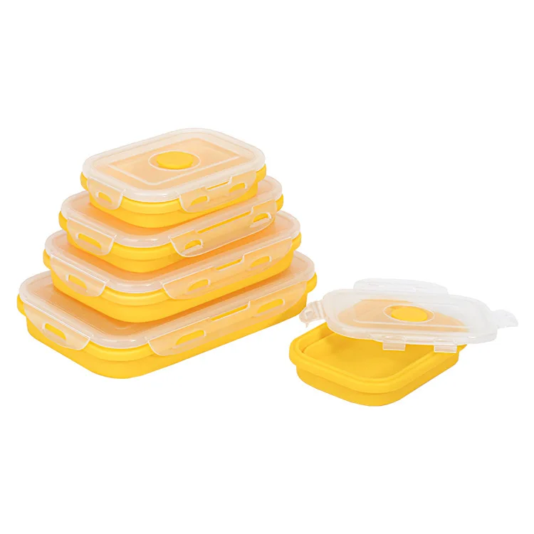 Wholesale Create Your Own Collapsible Silicone Lunch Box — Neil