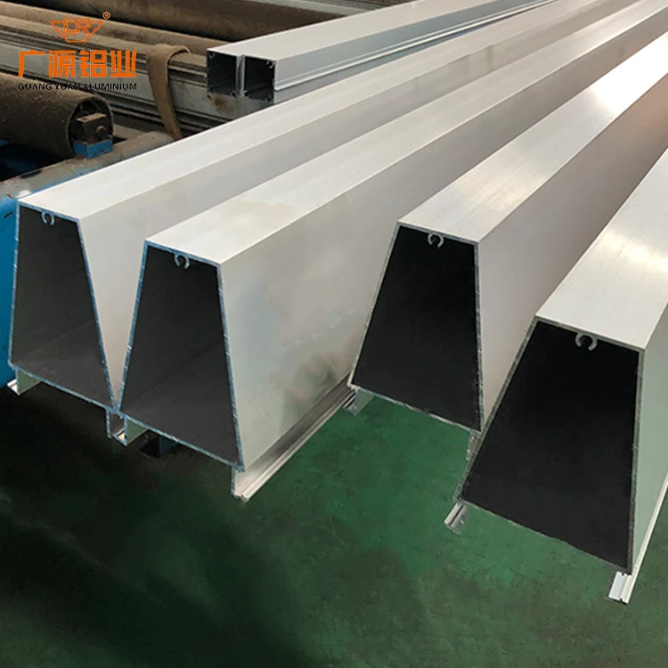 T5 Cladding 6063 T5 Tempering Aluminium Extrusion Profile for Curtain Wall Cladding