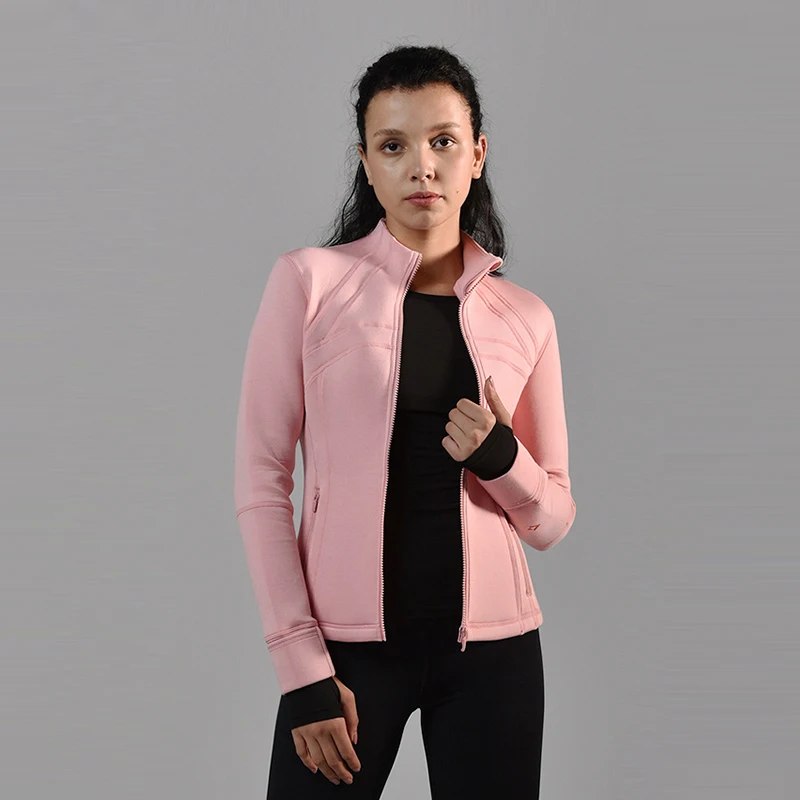 slim fit running jacket