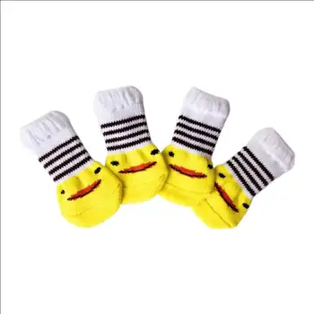 Pet Clothes Dog Socks Non Slip Anti Slip Pet Puppy Doggie Grip Socks Protectors Indoor Traction Control Socks for Hardwood Floor