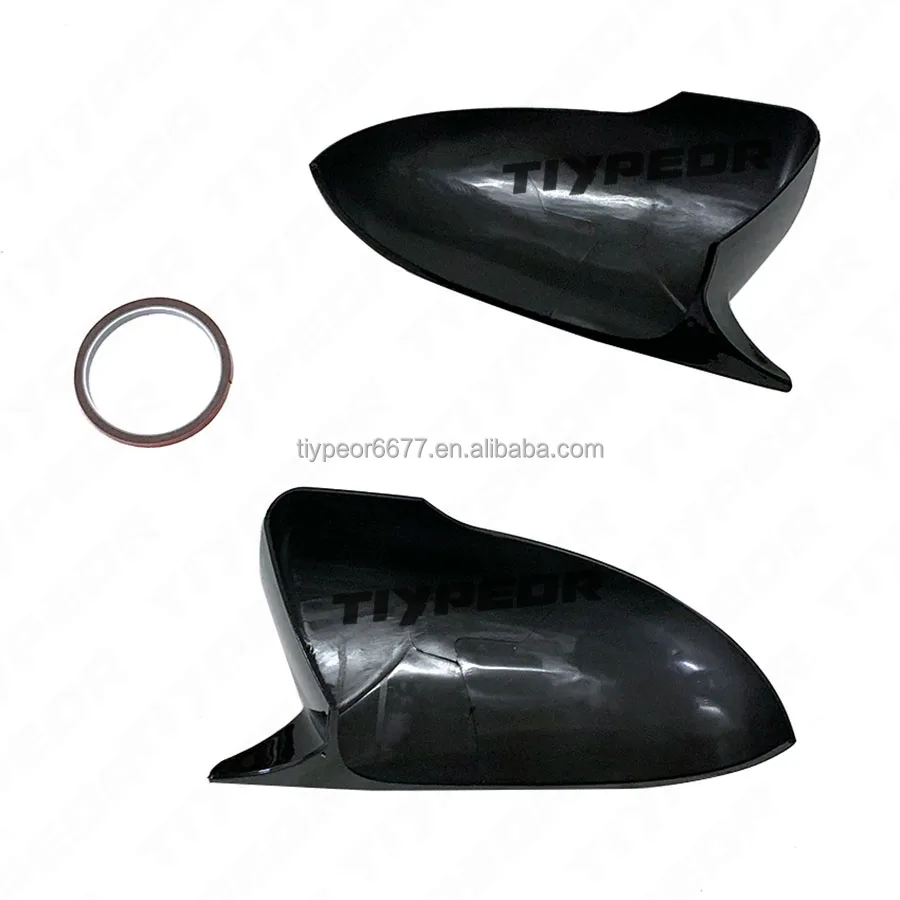 product for kia sorento 2016   2019 tiypeor new gloss black door rear view mirror cover trim  exterior accessories body kits-8