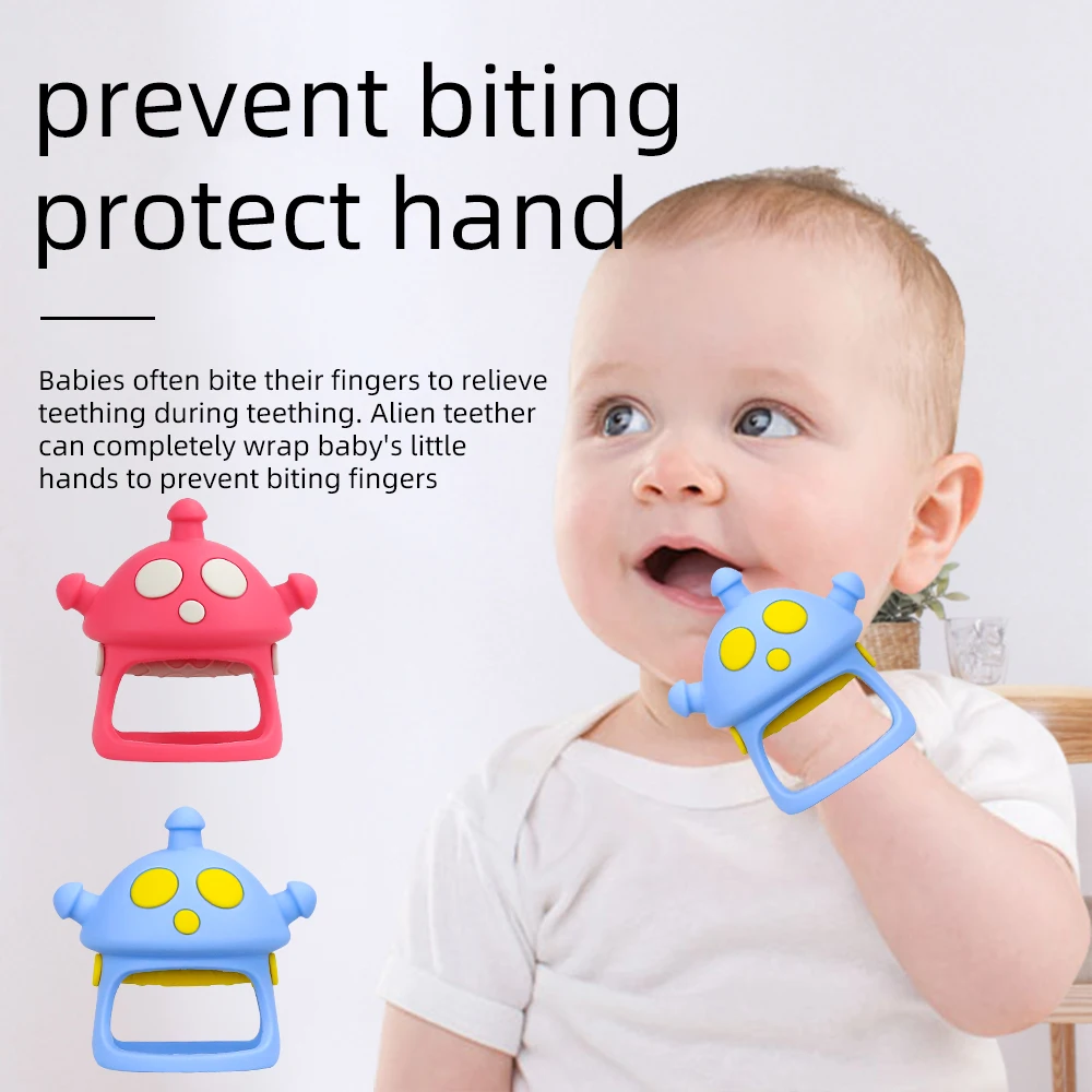 Лидер продаж Amazon силиконовый милый Прорезыватель в форме гриба Мягкая зубная шлифовальная машина игрушки для детей прорезывания