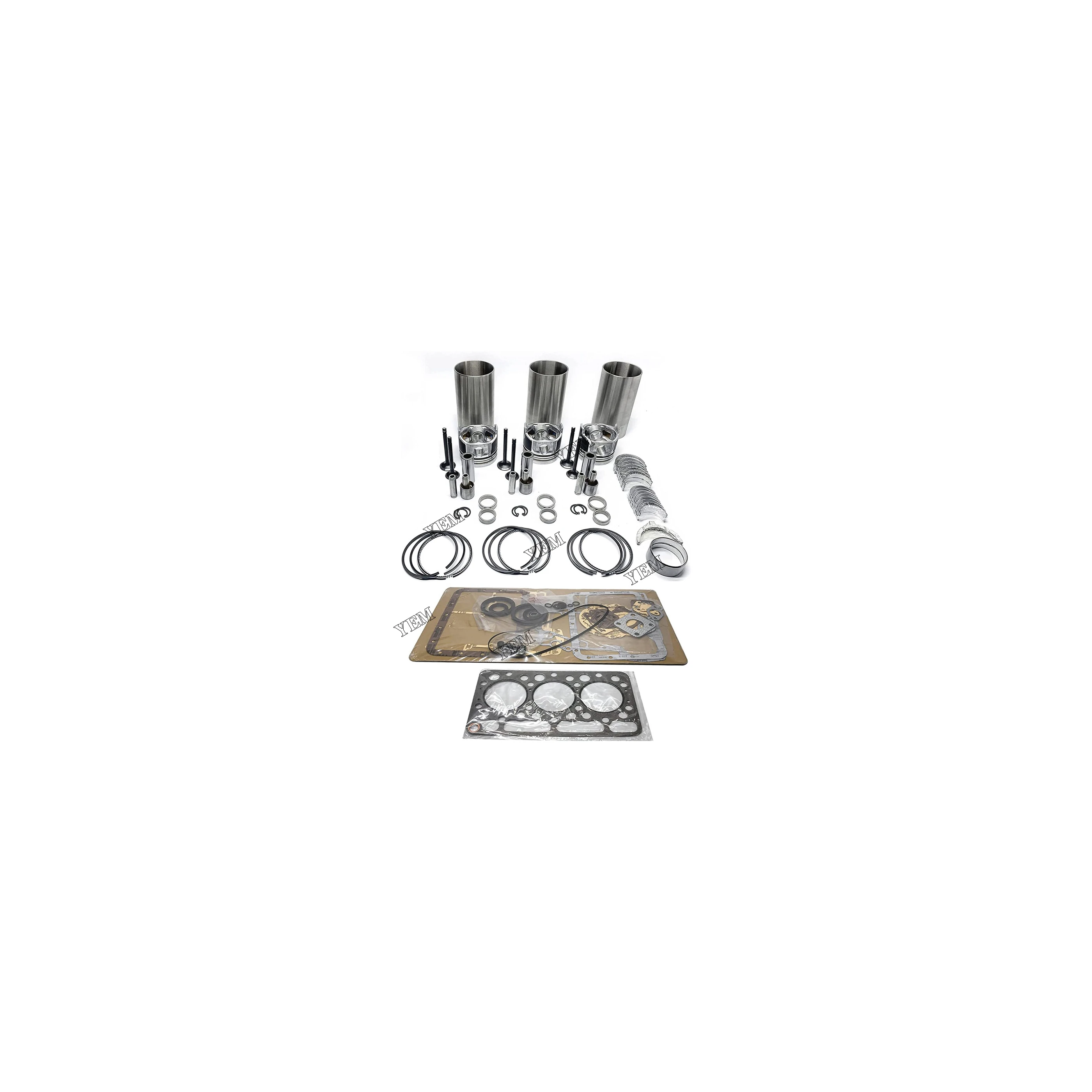 New Overhaul Rebuild Kit for Komatsu PC38UU-3 PC35MRX-3 Excavator 3D84E-3 Engine Engine Parts Factory
