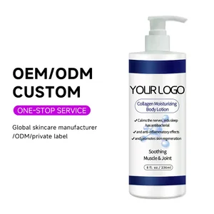 OEM ODM Vitamin C Hayluronic Acid Face Skincare Cream Brightening Niacinamide Whitening Adult Collagen Moisturizing Body Lotion