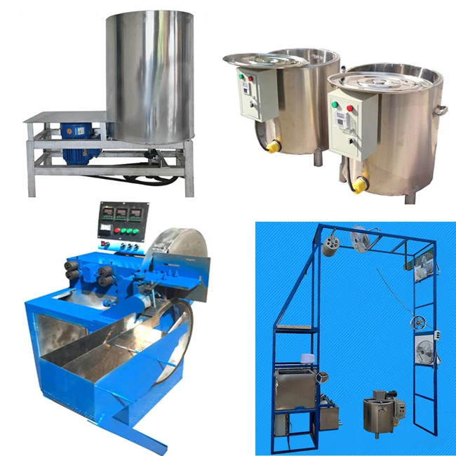 Various Types Wax Melting Pot for Candle Making Machine Parafin Wax Convert to Powder Making Machine Floor Wax Making Machine