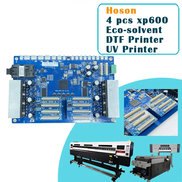Latest Version Ho Son Mainboard 4-head Xp600 Motherboard for Lansong Inkjet Large Format Printers with Eco Solvent UV Ink details