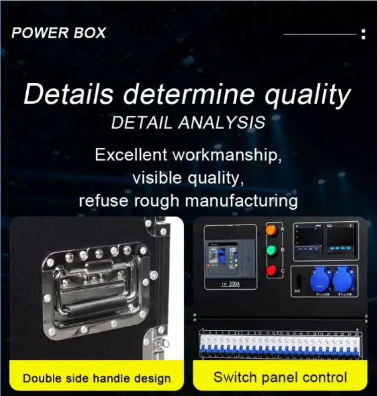Rack-mounted Power Box Stage Performance With Leakage Protection Switch ...