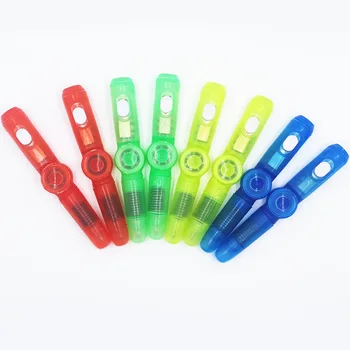 Hot Color Hand Spinner Gyro Ball Pen Crystal Flight Pressure Relief Fingertip Toys Finger Rotary Led Flashing Toy Pen