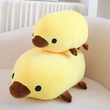 Factory Hot Sale Plush Platypus Toy Stuffed Soft Sofa Cushions Cute Chubby Duck Pillow Animal Toy for Child Gifts