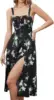 Blackfloral-wide shoulder straps